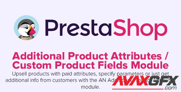 Additional Product Attributes / Custom Product Fields v2.6.0 - PrestaShop Module