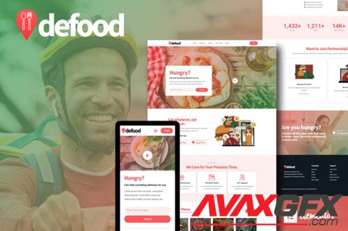ThemeForest - DeFood v1.0.0 - Food Delivery Elementor Template Kit - 31757775