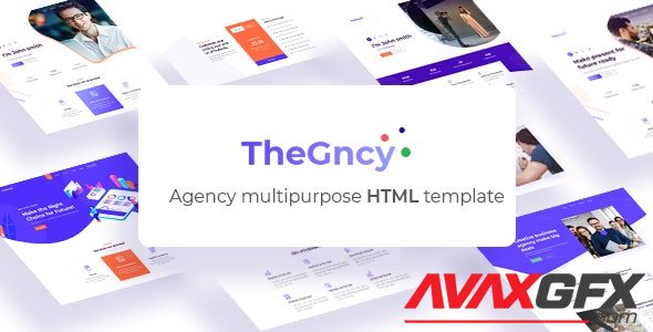 ThemeForest - TheGncy v1.0 - Multipurpose Agency HTML Template - 23162627