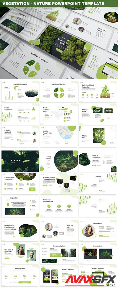 Vegetation - Nature Powerpoint Template