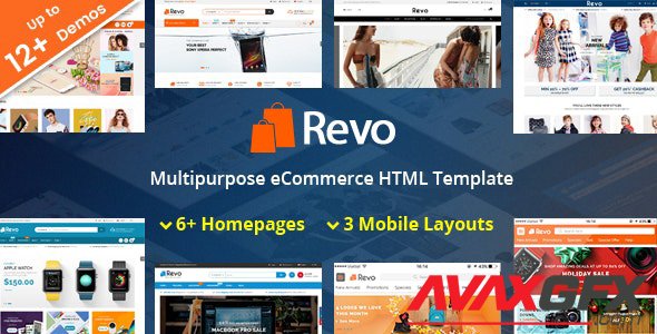 ThemeForest - Revo v1.0 - Responsive MultiPurpose HTML 5 Template (Mobile Layouts Included) - 21520243