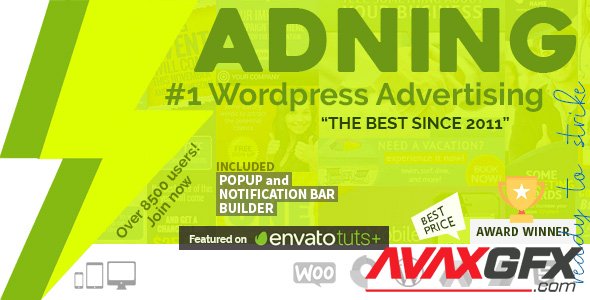 CodeCanyon - Adning Advertising v1.6.1 - Professional, All In One Ad Manager for Wordpress - 269693 - NULLED