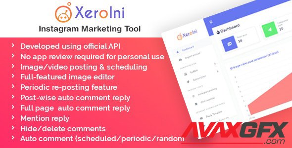 CodeCanyon - XeroIni v1.0 - Instagram Post Scheduler & Marketing Tool - 30899763 - NULLED