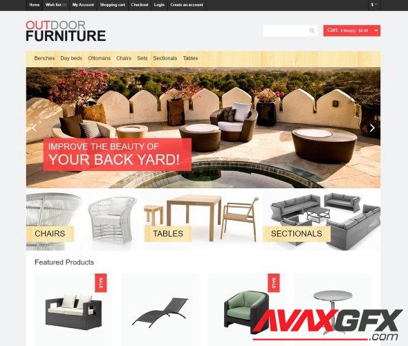 Outdoor Furniture v1.0 - OpenCart Template - TM 46977
