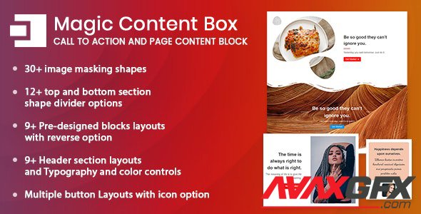 CodeCanyon - Magic Content Box v1.0.0 - Page Content Builder Gutenberg Block for WordPress - 27898973