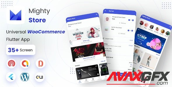 CodeCanyon - MightyStore Dokan Multi Vendor v5.0 - Flutter E-commerce Full App - 30218611