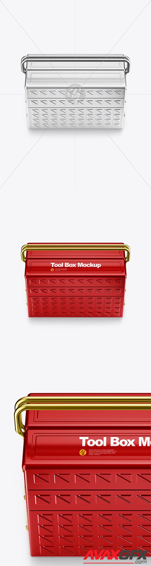 Tool Box Mockup - Front View (High-Angle Shot) 78731 TIF