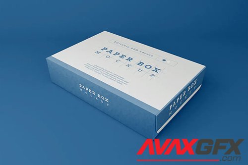 Paper Box Packaging Mockup AP6WMKM