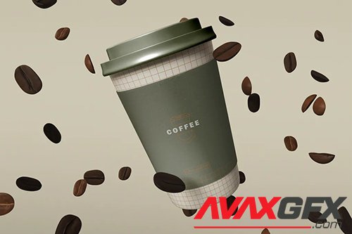 Take Away Coffee Cup Mockup G4J5WLL