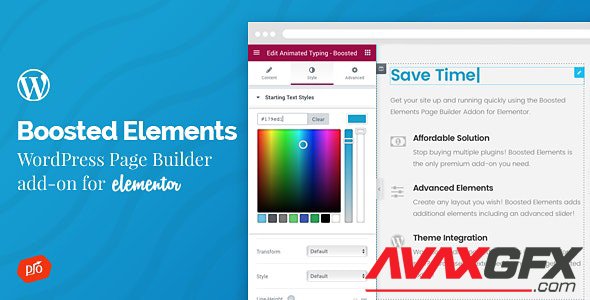 CodeCanyon - Boosted Elements v4.5 - WordPress Page Builder Add-on for Elementor - 20225210