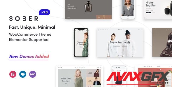 ThemeForest - Sober v3.1.2 - WooCommerce WordPress Theme - 18332889