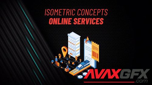 Online Services - Isometric Concept 31813495