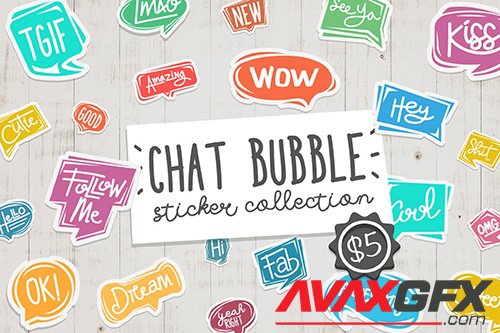 Chat Bubble Sticker Collection