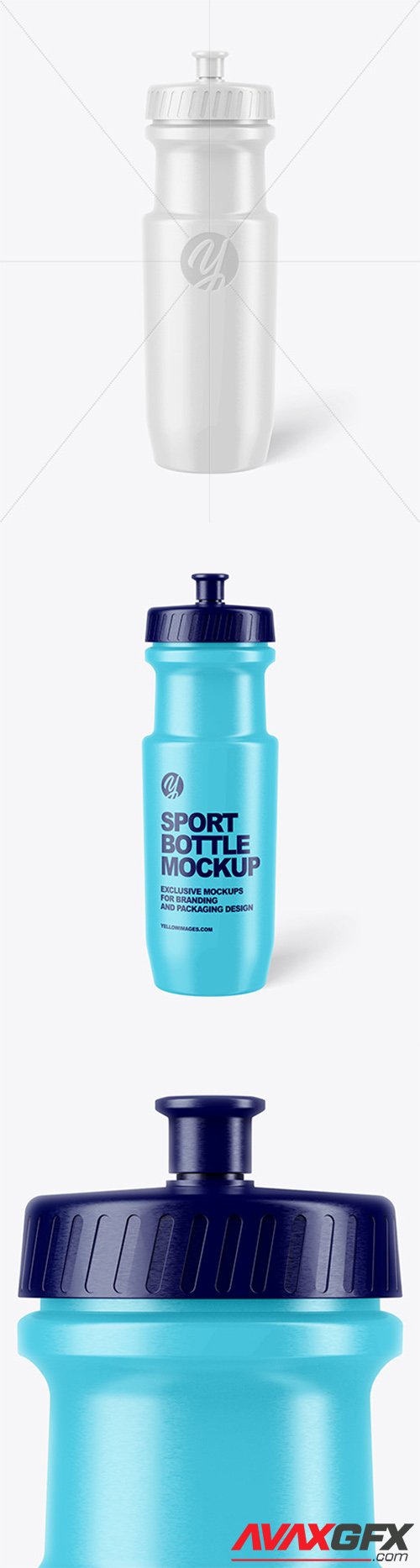 Glossy Sport Bottle Mockup 79234 TIF