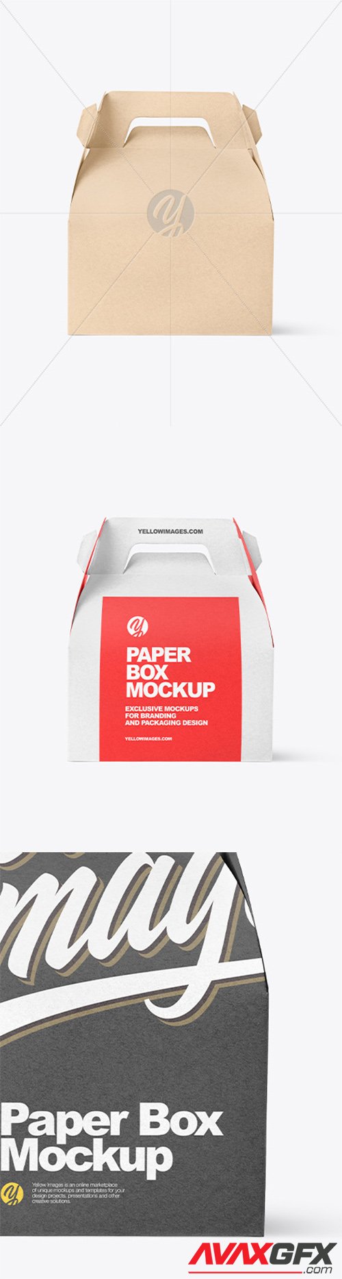 Kraft Paper Box Mockup 79239 TIF