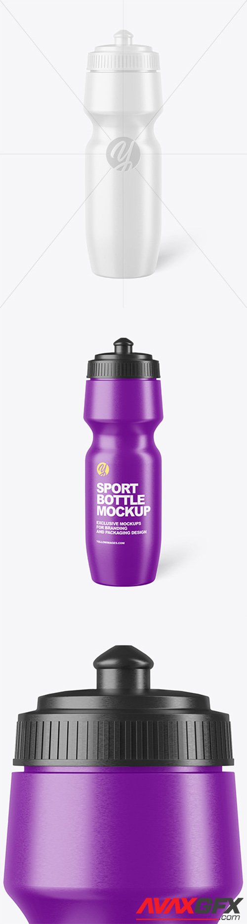 Glossy Sport Bottle Mockup 79036 TIF