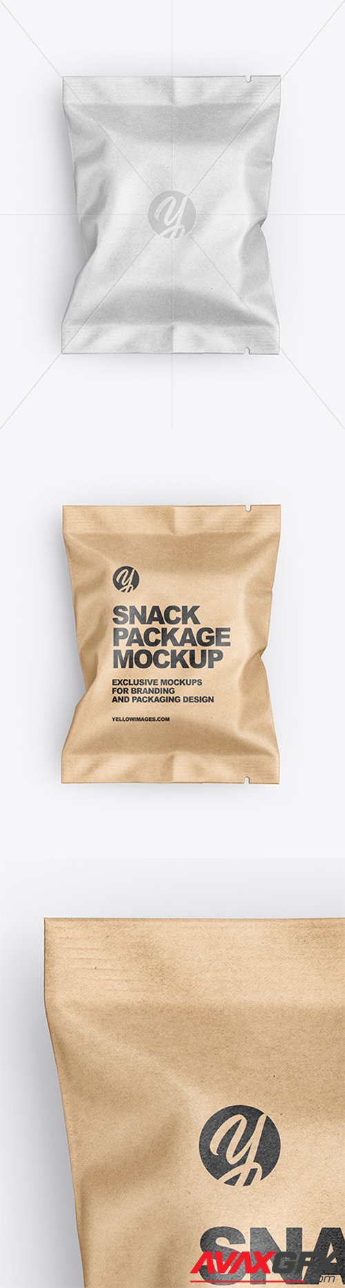 Kraft Snack Package Mockup 78991 TIF