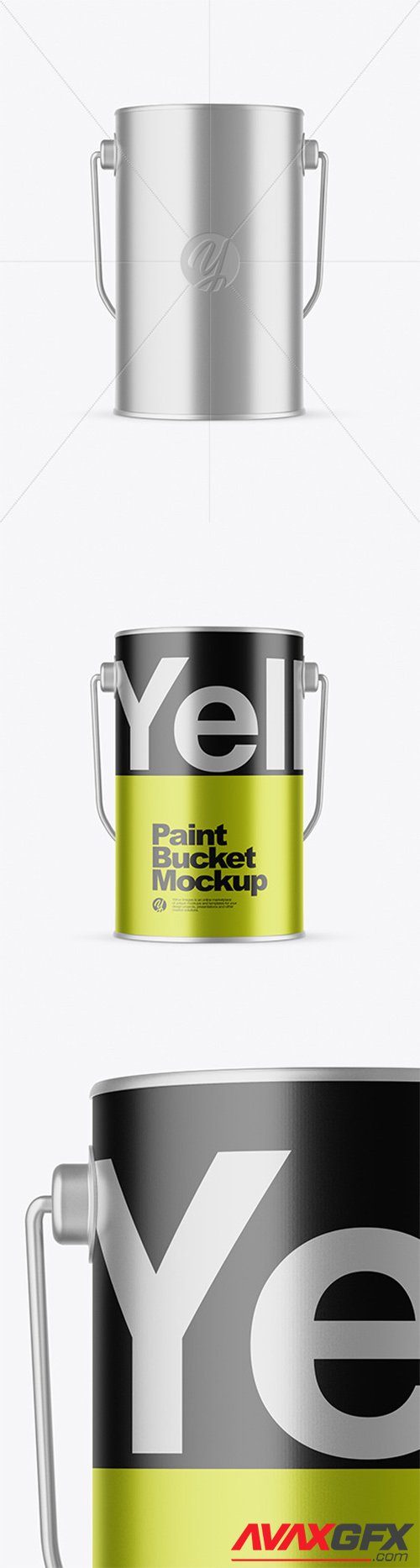 Metallic Paint Bucket Mockup 78950 TIF