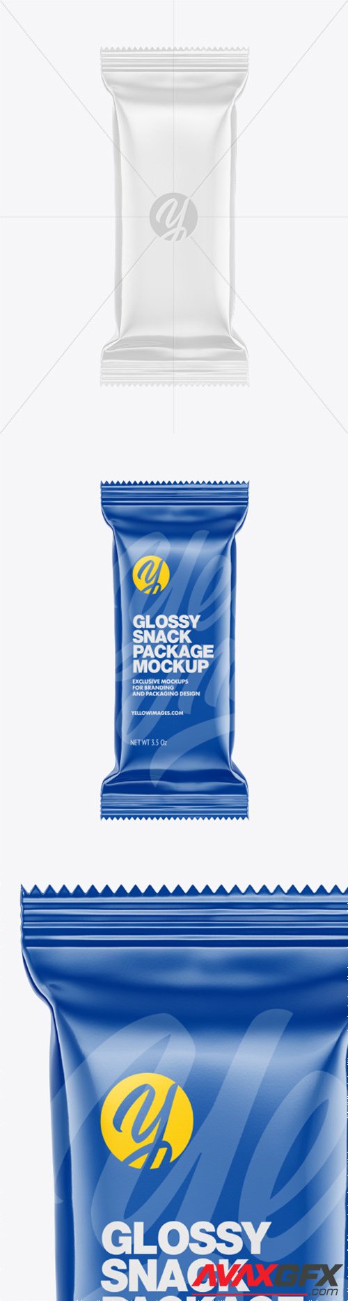 Glossy Snack Package Mockup 78739 TIF