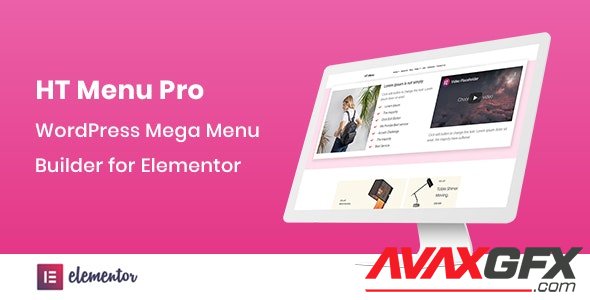 ThemeForest - HT Menu Pro v1.0.3 - WordPress Mega Menu Builder for Elementor - 25444987