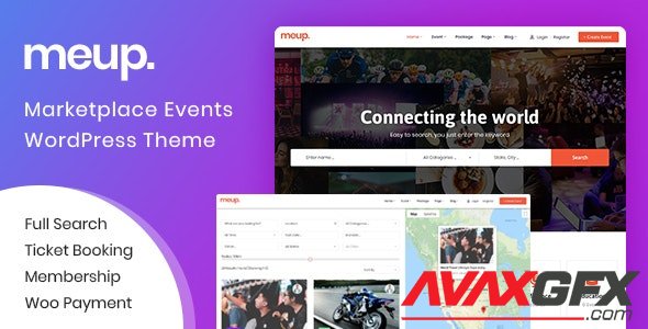 ThemeForest - Meup v1.2.6 - Marketplace Events WordPress Theme - 24770641