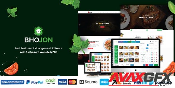 CodeCanyon - Bhojon v2.7 - Best Restaurant Management Software with Restaurant Website - 23525997 - NULLED