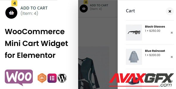 CodeCanyon - WooCommerce Mini Cart Widget for Elementor v1.0.2 - 30163946