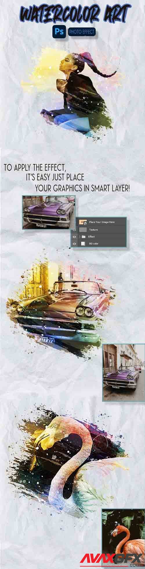 GraphicRiver - Watercolor ART - Photoshop Effect 31232839