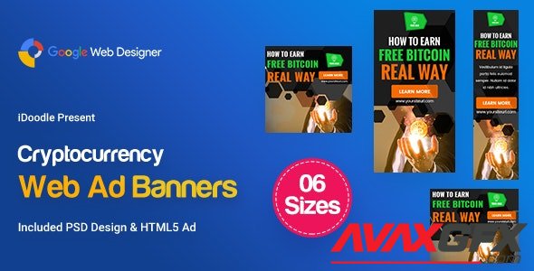CodeCanyon - C77 - Cryptocurrency Banners HTML5 Ad (GWD & PSD) v1.0 - 24020485