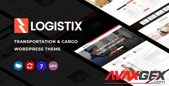 ThemeForest - Logistix v1.14 - Responsive Transportation WordPress Theme - 21958709