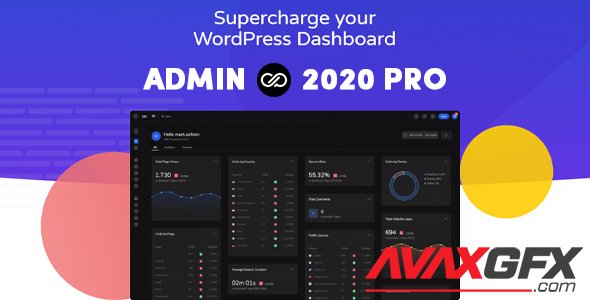 Admin 2020 Pro v2.0.8 - Upgrade For Your WordPress Dashboard - NULLED
