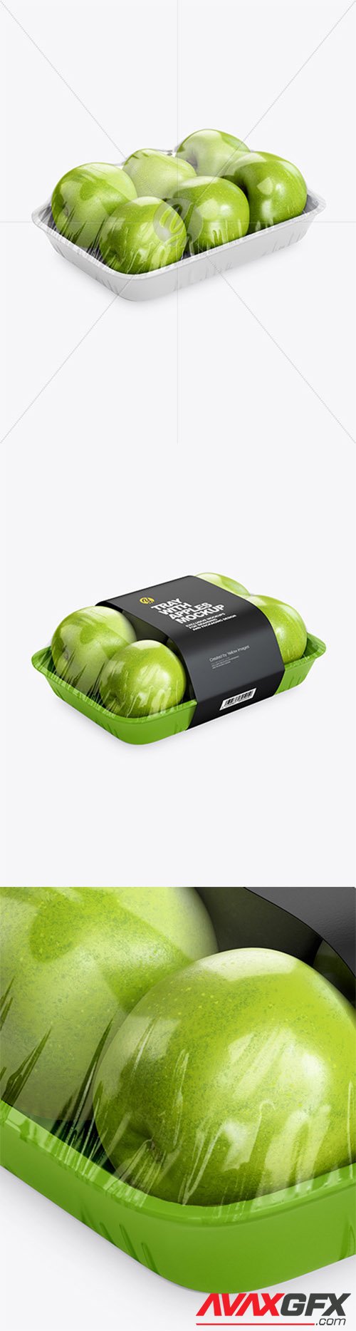 Tray with Green Apples Mockup 79257 TIF