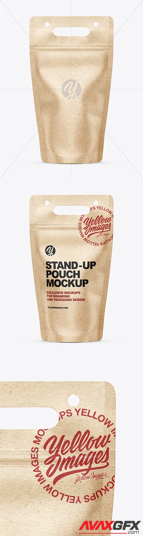 Kraft Stand-up Pouch Mockup 79429 TIF