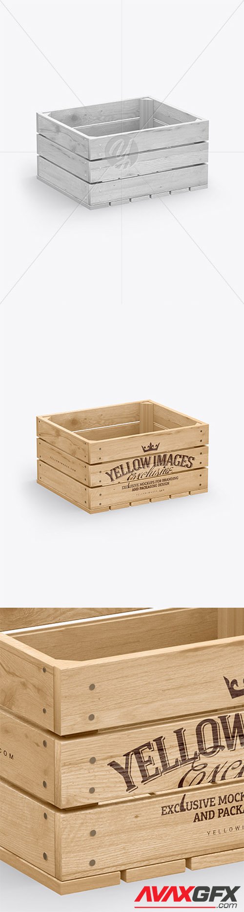 Wooden Crate Mockup 79311 TIF