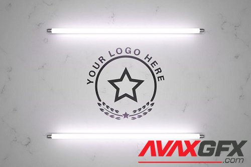 Logo in light - mockup template - 6107954