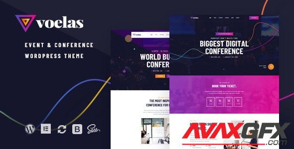 ThemeForest - Voelas v1.1.3 - Event & Conference WordPress Theme - 25227219