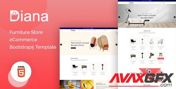 ThemeForest - Diana v1.0 - Furniture Store eCommerce Template - 31671138