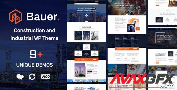 ThemeForest - Bauer v1.12 - Construction and Industrial WordPress Theme - 23904858