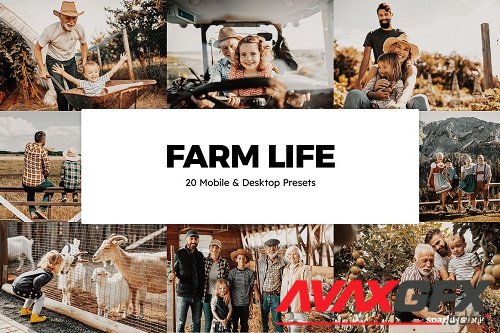 20 Farm Life Lightroom Presets & LUT - 6119284