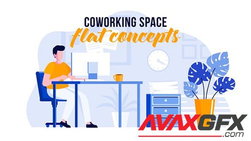 Coworking space - Flat Concept 31441069