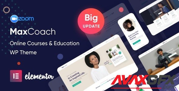 ThemeForest - MaxCoach v2.3.2 - Online Courses, Personal Coaching & Education WP Theme - 26051639 - NULLED