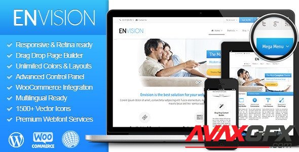 ThemeForest - Envision v3.6.0 - Responsive Retina Multi-Purpose Theme - 5928018