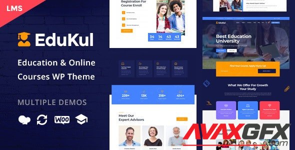 ThemeForest - Edukul v1.13 - Online Courses WordPress Theme - 25087124