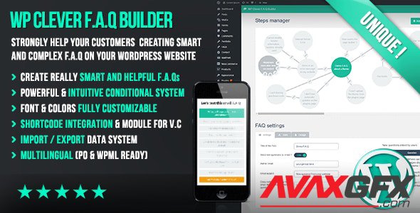 CodeCanyon - WP Clever FAQ Builder v1.40 - Smart support tool for Wordpress - 16635796