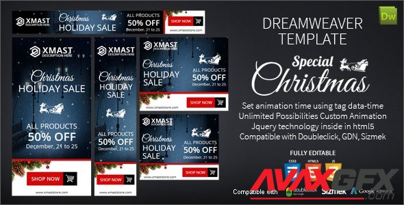 CodeCanyon - Special Christmas Dreamweaver Ads v1.0 - 17780649