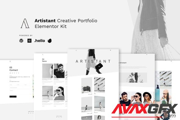 ThemeForest - Artistant v1.0.0 - Creative Photography Portfolio Elementor Template Kit - 31944548