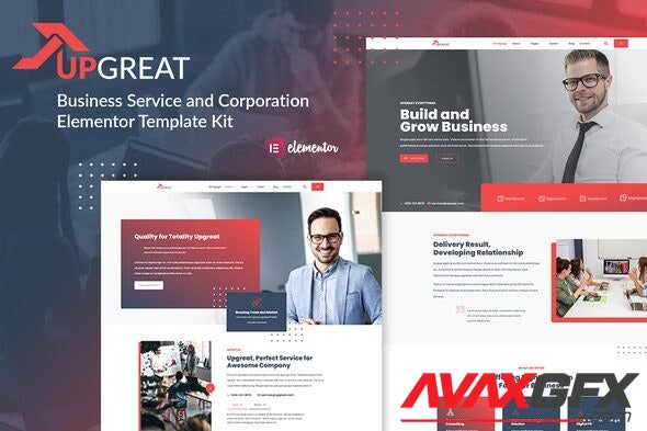 ThemeForest - Upgreat v1.0.5 - Business Service Corporate Elementor Template Kit - 31833785