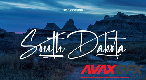 South Dakota Font