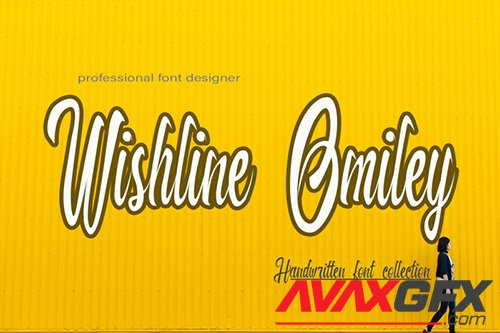 Wishline Omiley Font