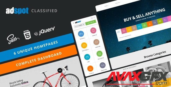 ThemeForest - AdSpot v1.0 - Authentic Classified Template (Update: 6 May 21) - 17378585